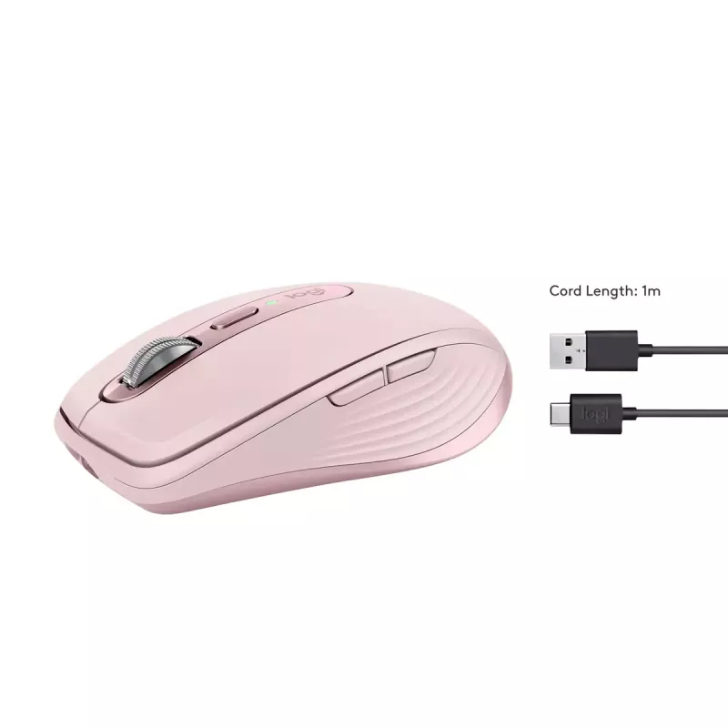 Ποντίκι Logitech MX 3S ροζ USB οπτικό