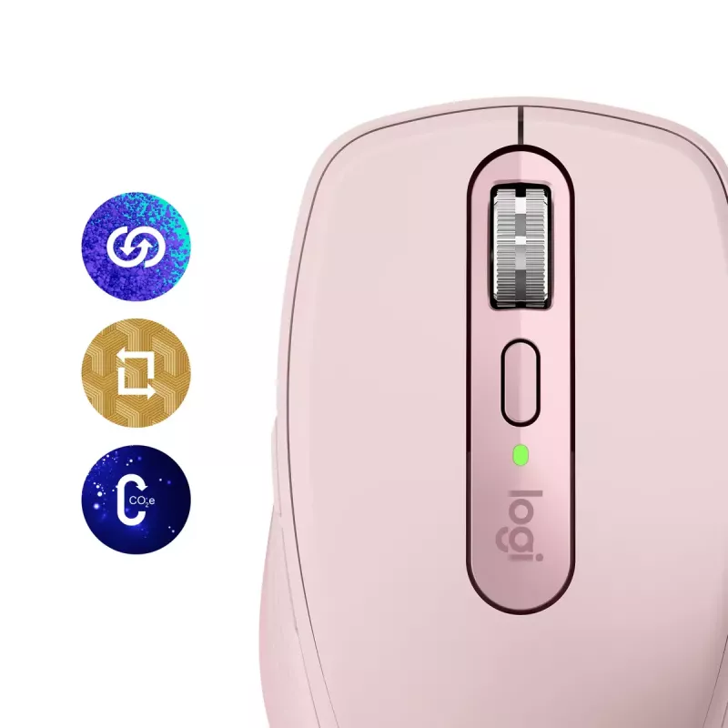 Ποντίκι Logitech MX 3S ροζ USB οπτικό