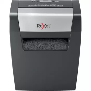 Rexel Momentum X308 Cross Cut Καταστροφέας εγγράφων P3, Κοπή σωματιδίων, 5 x 42 mm, 15 L, 100 φύλλα, 70 dB, Κουμπιά