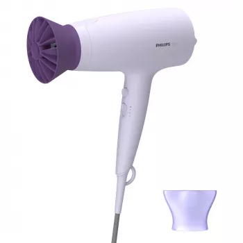 Σεσουάρ Philips BHD341/10 2100 W, μωβ, 6 ταχύτητες, 6 βαθμίδες θερμότητας, κρύος αέρας, ακροφύσιο styling