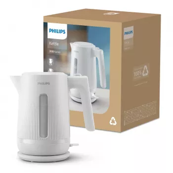Philips 3000 Series βραστήρας, 1,7 l, 2200 W, λευκό, πλαστικό, προστασία υπερθέρμανσης, ασύρματος
