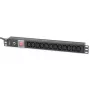 Techly Rack 19 ίντσες PDU 12 έξοδοι VDE με βύσμα C20 και διακόπτη