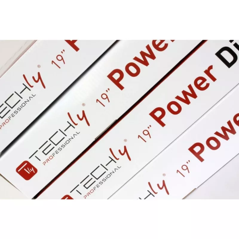 Techly Rack 19 ίντσες PDU 12 έξοδοι VDE με βύσμα C20 και διακόπτη