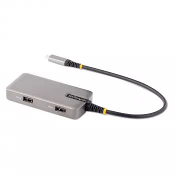 StarTech.com Προσαρμογέας USB-C Multiport – 4K 60Hz HDMI – HDR – Hub USB 3.0 2 θυρών 5Gbps – Power Delivery Pass-Through 100W – GbE – Πιστοποιημένο Works with Chromebook – Windows/macOS