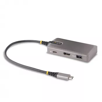 StarTech.com Προσαρμογέας USB-C Πολλαπλών Θυρών - 4K 60Hz HDMI με HDR - Hub USB 3 Θυρών - 100W Power Delivery Pass-Through - Πιστοποιημένο Works With Chromebook - Windows/macOS/iPadOS/Android™
