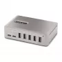 StarTech.com Hub USB-C 10 Θυρών - 8x USB-A/2x USB-C - Self-Powered με Τροφοδοτικό 65W - USB 3.1 10Gbps - Hub USB για Desktop/Laptop με Πιστοποιημένο USB-IF Κλειδωμένο Καλώδιο 3ft, Hub USB C