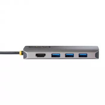 StarTech.com Προσαρμογέας USB-C Πολλαπλών Θυρών – 4K 60Hz HDMI Video, Hub USB-A 3 Θυρών 5Gbit/s, 100W USB Power Delivery Pass-Through/GbE/SD/MicroSD, Καλώδιο 30cm, Φορητή Θύρα Σύνδεσης Φορητού Υπολογιστή