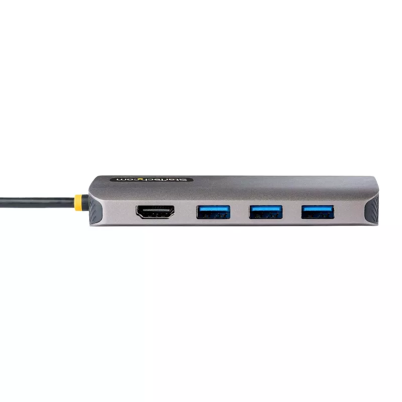StarTech.com Προσαρμογέας USB-C Πολλαπλών Θυρών – 4K 60Hz HDMI Video, Hub USB-A 3 Θυρών 5Gbit/s, 100W USB Power Delivery Pass-Through/GbE/SD/MicroSD, Καλώδιο 30cm, Φορητή Θύρα Σύνδεσης Φορητού Υπολογιστή