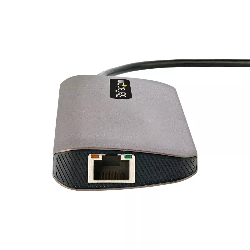 StarTech.com Προσαρμογέας USB-C Πολλαπλών Θυρών – 4K 60Hz HDMI Video, Hub USB-A 3 Θυρών 5Gbit/s, 100W USB Power Delivery Pass-Through/GbE/SD/MicroSD, Καλώδιο 30cm, Φορητή Θύρα Σύνδεσης Φορητού Υπολογιστή