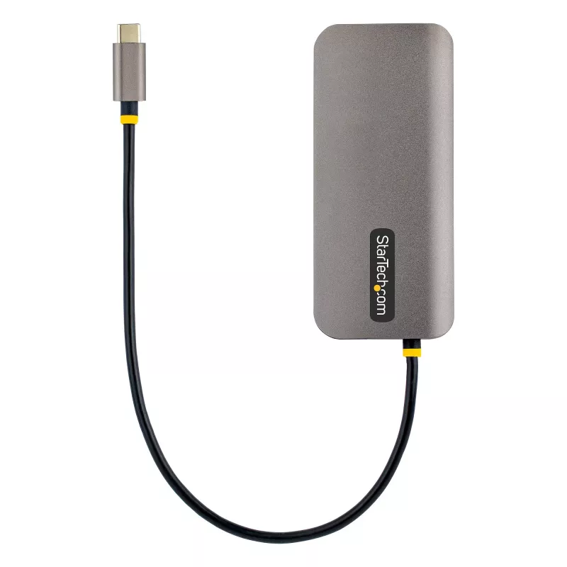 StarTech.com Προσαρμογέας USB-C Πολλαπλών Θυρών – 4K 60Hz HDMI Video, Hub USB-A 3 Θυρών 5Gbit/s, 100W USB Power Delivery Pass-Through/GbE/SD/MicroSD, Καλώδιο 30cm, Φορητή Θύρα Σύνδεσης Φορητού Υπολογιστή