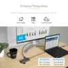 StarTech.com Προσαρμογέας USB-C Πολλαπλών Θυρών – 4K 60Hz HDMI Video, Hub USB-A 3 Θυρών 5Gbit/s, 100W USB Power Delivery Pass-Through/GbE/SD/MicroSD, Καλώδιο 30cm, Φορητή Θύρα Σύνδεσης Φορητού Υπολογιστή