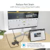 StarTech.com Προσαρμογέας USB-C Πολλαπλών Θυρών – 4K 60Hz HDMI Video, Hub USB-A 3 Θυρών 5Gbit/s, 100W USB Power Delivery Pass-Through/GbE/SD/MicroSD, Καλώδιο 30cm, Φορητή Θύρα Σύνδεσης Φορητού Υπολογιστή