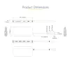 StarTech.com Προσαρμογέας USB-C Πολλαπλών Θυρών – 4K 60Hz HDMI Video, Hub USB-A 3 Θυρών 5Gbit/s, 100W USB Power Delivery Pass-Through/GbE/SD/MicroSD, Καλώδιο 30cm, Φορητή Θύρα Σύνδεσης Φορητού Υπολογιστή