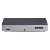StarTech.com Θύρα Σύνδεσης USB-C Τριών Οθονών - HDMI/DP Triple 4k USB-C Dock - 5x USB Hub - GbE - 100W PD - Καθολική Θύρα Σύνδεσης Πολλαπλών Οθονών - Συμβατή με Thunderbolt 3/4