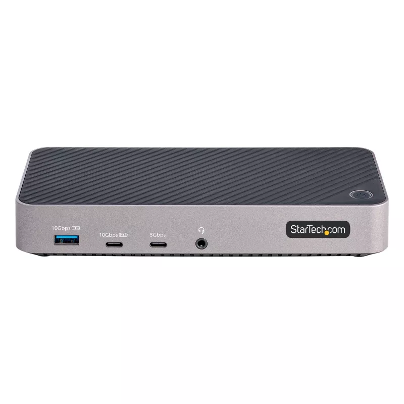 StarTech.com Θύρα Σύνδεσης USB-C Τριών Οθονών - HDMI/DP Triple 4k USB-C Dock - 5x USB Hub - GbE - 100W PD - Καθολική Θύρα Σύνδεσης Πολλαπλών Οθονών - Συμβατή με Thunderbolt 3/4