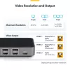 StarTech.com Θύρα Σύνδεσης USB-C Τριών Οθονών - HDMI/DP Triple 4k USB-C Dock - 5x USB Hub - GbE - 100W PD - Καθολική Θύρα Σύνδεσης Πολλαπλών Οθονών - Συμβατή με Thunderbolt 3/4