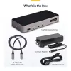 StarTech.com Θύρα Σύνδεσης USB-C Τριών Οθονών - HDMI/DP Triple 4k USB-C Dock - 5x USB Hub - GbE - 100W PD - Καθολική Θύρα Σύνδεσης Πολλαπλών Οθονών - Συμβατή με Thunderbolt 3/4