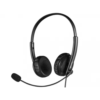 Sandberg 2in1 Office Headset Καρφί+USB, Ενσύρματο, Γραφείο/Callcenter, 20 - 20000 Hz, 110 g, Ακουστικά, Μαύρο