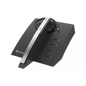 Sandberg 126-25 Bluetooth Earset Business Pro, ακουστικό ενός αυτιού με γάντζο, Bluetooth 5.0, 20–20000 Hz, μαύρο/γκρι