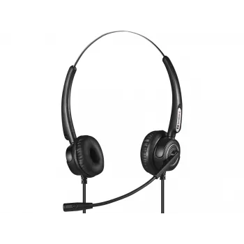 Sandberg USB+RJ9/11 Headset Pro Stereo, Ενσύρματο, Γραφείο/Callcenter, 20 - 7000 Hz, Headset, Μαύρο