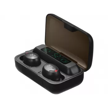 Sandberg Wireless Earbuds + Powerbank, True Wireless Stereo (TWS), 20 - 20000 Hz, Κλήσεις/Μουσική, Headset, Μαύρο