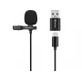 Sandberg Streamer USB Clip-Μικρόφωνο, Lavalier/Κλιπ Μικρόφωνο, -38 dB, 50 - 18000 Hz, 16 Bit, 48 kHz, 84 dB