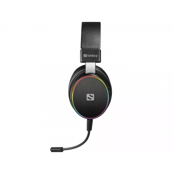 Sandberg HeroBlaster Ασύρματο Headset, Ενσύρματο & Ασύρματο, 20 - 20000 Hz, Gaming, 300 g, Headset, Μαύρο