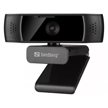 Sandberg Κάμερα Web USB Autofocus DualMic, 2,07 MP, 1920 x 1080 Pixel, Full HD, 30 fps, 70°, 70°