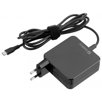 Sandberg USB-C AC Φορτιστής PD65W EU 2M, Εσωτερικού Χώρου, AC, 20 V, 1 m, Μαύρο