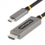StarTech.com Καλώδιο Προσαρμογέα USB-C σε HDMI 6ft (2m), 8K 60Hz, 4K 144Hz, HDR10, Καλώδιο Μετατροπέα Βίντεο USB Type-C σε HDMI 2.1, Συμβατό με USB-C DP Alt Mode/USB4/Thunderbolt 3/4 – Φορητός Υπολογιστής USB-C σε Οθόνη HDMI