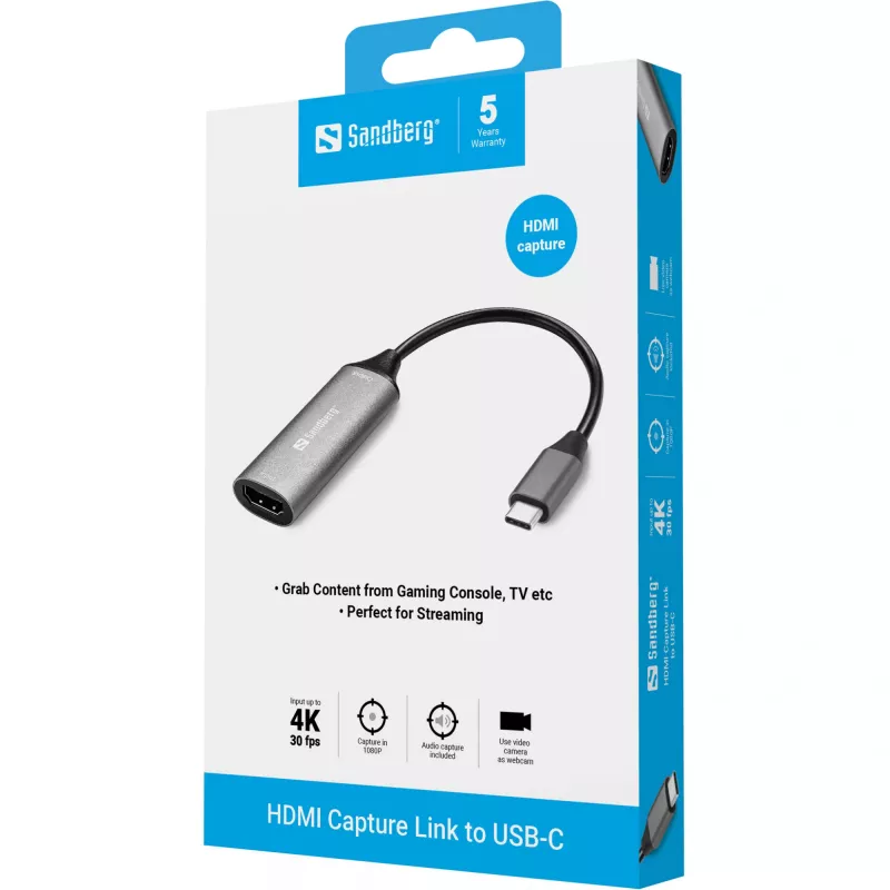 Sandberg HDMI Capture Link σε USB-C