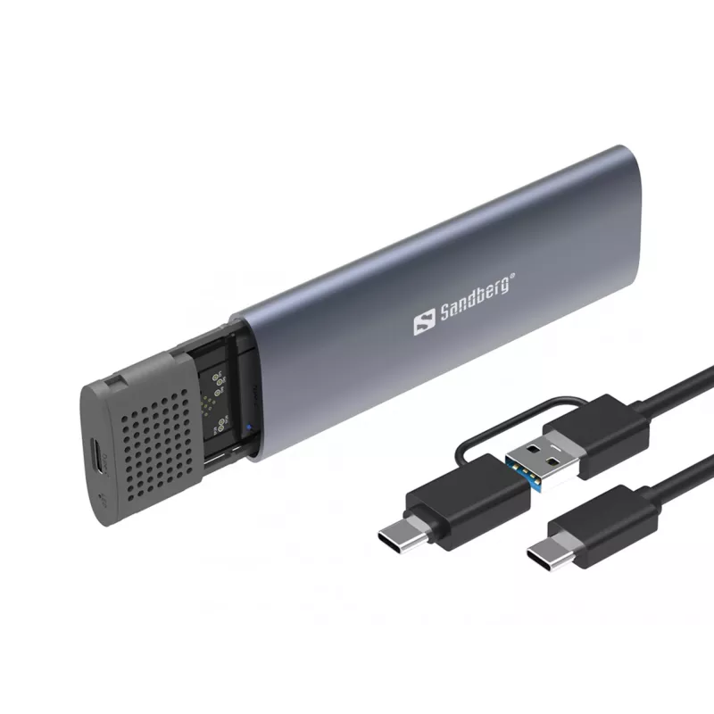 Sandberg USB 3.2 θήκη για M.2+NVMe SSD