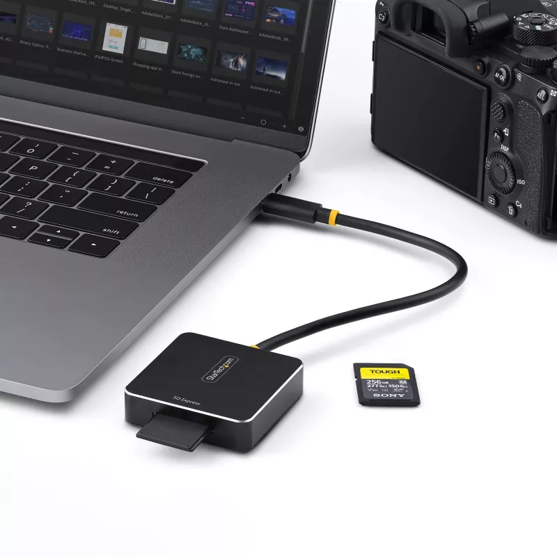 StarTech.com 1B-USB-C-SDE-ADAPTER αναγνώστης καρτών USB 3.2 Gen 2 (3.1 Gen 2) Type-C μαύρο