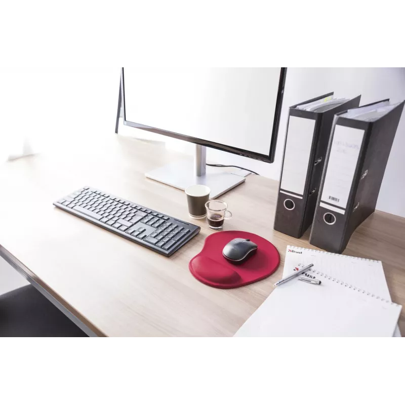 Trust 20429 mouse pad κόκκινο
