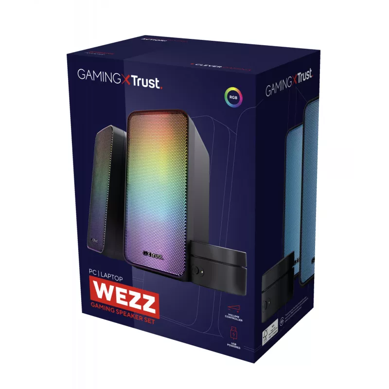 Trust GXT 611 Wezz σετ ηχείων 6 W PC/Laptop μαύρο 2.0 κανάλια 3 W