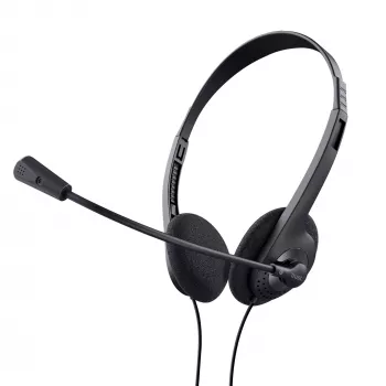 Trust 24659 Ακουστικά/Headset ενσύρματα Head-band κλήσεις/μουσική μαύρα