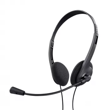 Trust 24659 Ακουστικά/Headset ενσύρματα Head-band κλήσεις/μουσική μαύρα