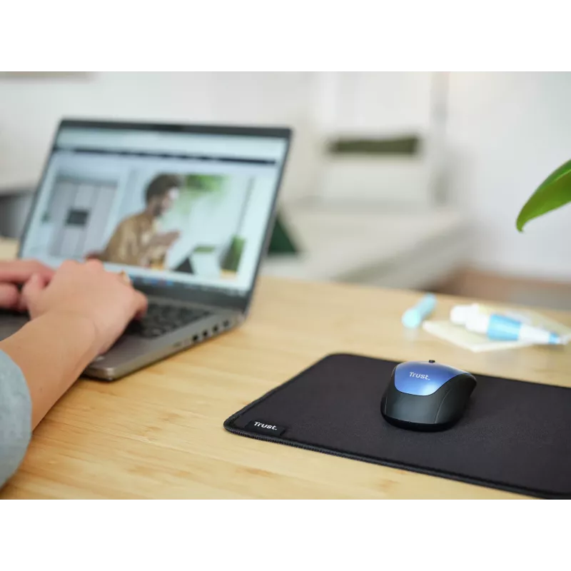 TRUST BOYE Mousepad - μαύρο, 100% ανακυκλωμένο υλικό