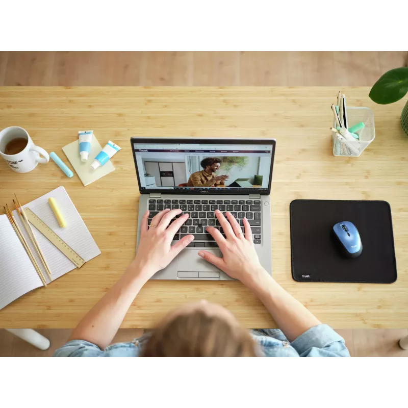 TRUST BOYE Mousepad - μαύρο, 100% ανακυκλωμένο υλικό