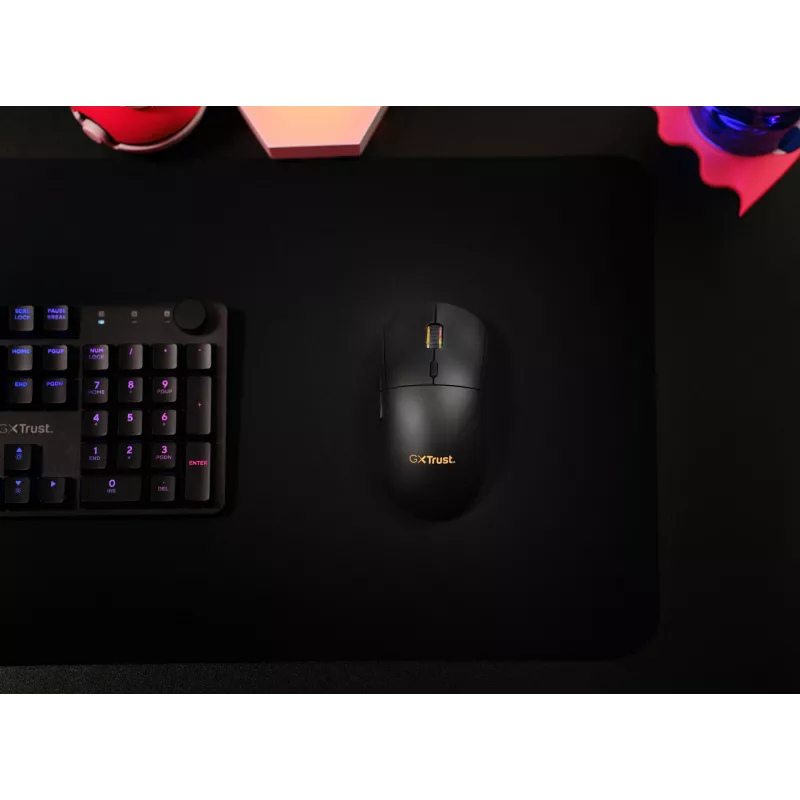 Trust GXT 927 Redex+ Ποντίκι Gaming δεξιόχειρας RF Wireless + USB Type-A Laser 25600 DPI