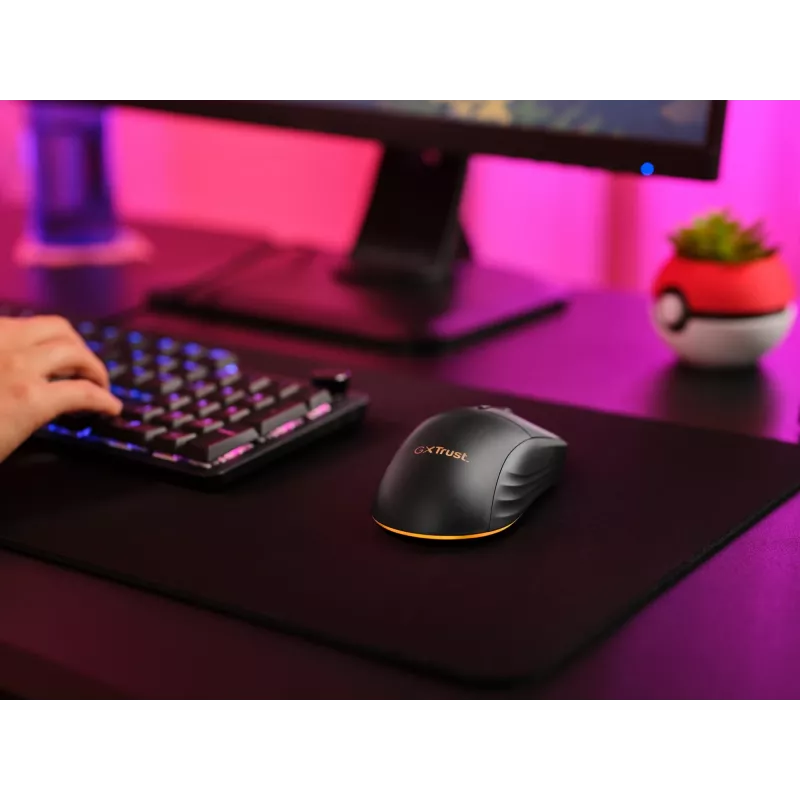 Trust GXT 927 Redex+ Ποντίκι Gaming δεξιόχειρας RF Wireless + USB Type-A Laser 25600 DPI