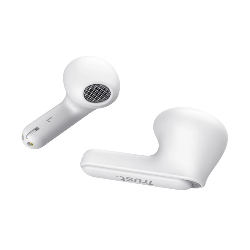 Trust Yavi Headset True Wireless Stereo (TWS) In-Ear ακουστικά κλήσεις/μουσική USB Type-C Bluetooth λευκά