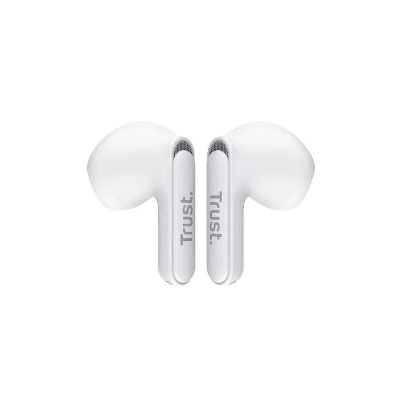 Trust Yavi Headset True Wireless Stereo (TWS) In-Ear ακουστικά κλήσεις/μουσική USB Type-C Bluetooth λευκά