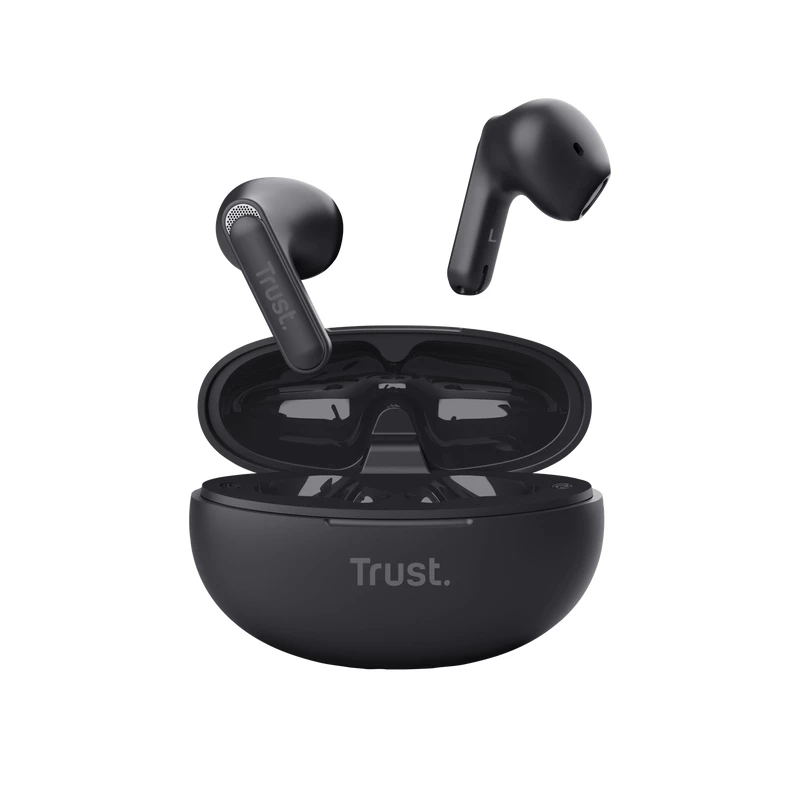 Trust Yavi Headset True Wireless Stereo (TWS) In-Ear κλήσεις/μουσική USB Type-C Bluetooth μαύρο