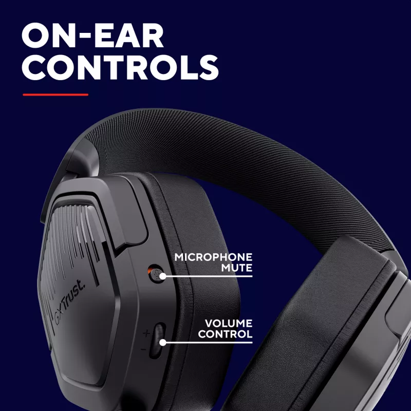 Trust GXT492 Carus Headset ενσύρματο Head-Band Gaming μαύρο