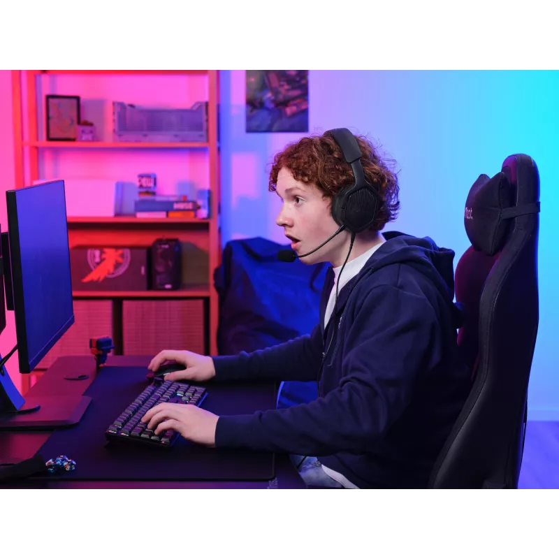 Trust GXT492 Carus Headset ενσύρματο Head-Band Gaming μαύρο