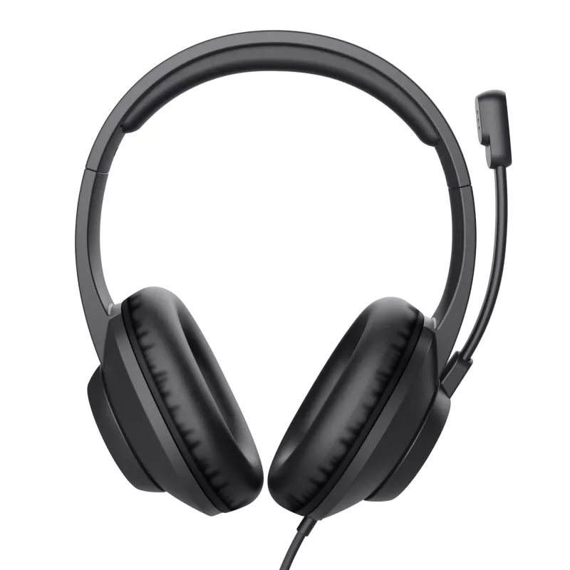 Trust Ayda Max Headset ενσύρματο Head-Band γραφείου/Call center μαύρο