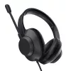 Trust Ayda Max Headset ενσύρματο Head-Band γραφείου/Call center μαύρο