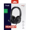 Trust Ayda Max Headset ενσύρματο Head-Band γραφείου/Call center μαύρο
