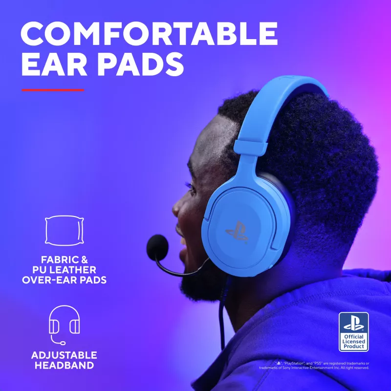 Trust GXT 498B Forta Headset ενσύρματο Headset με Head-band Gaming μπλε